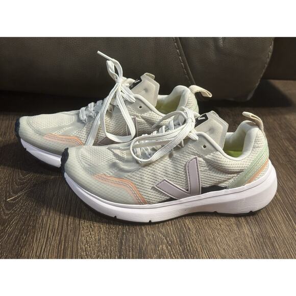 VEJA Condor 2 Alveomesh Natural Parme Sneakers Athletic Shoes Atterley | SZ 7 - Picture 1 of 11